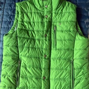 Tommy Hilfiger Bright Green Quilted Vest